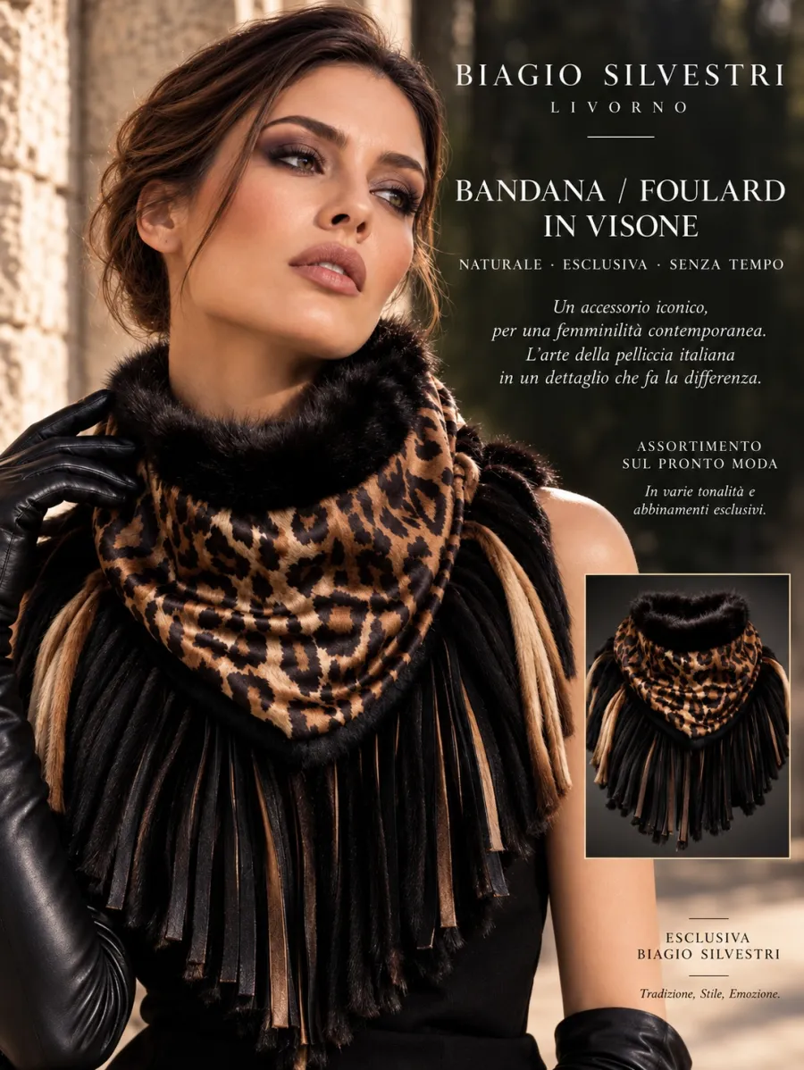 bandana_foulard_visone_fantasia_naturale_biagio_silvestri