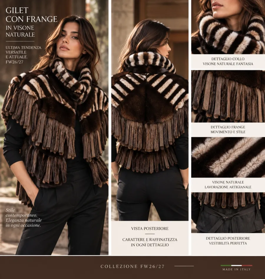 gilet_frange_visone_naturale_fw26_27